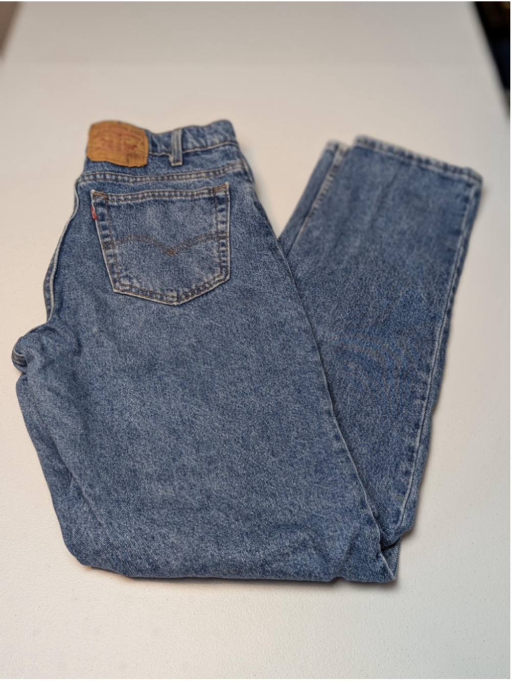 Vintage 1990 Levi’s 550 Mens Jeans W34 L36 Made in USA Medium Stonewash Relaxed